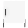 Engineered wood white bedside table 40x40x50 cm by vidaXL, Nightstands - Ref: Foro24-827580, Price: 44,81 €, Discount: %