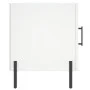 Engineered wood white bedside table 40x40x50 cm by vidaXL, Nightstands - Ref: Foro24-827580, Price: 44,81 €, Discount: %
