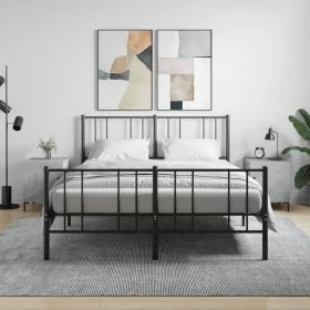 Nachttische 2 Stück betongraues Holzwerkstoff 40x40x50 cm von vidaXL, Nachttische - Ref: Foro24-827573, Preis: 52,44 €, Rabat...