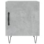 Mesitas noche 2 uds madera ingeniería gris hormigón 40x40x50 cm de vidaXL, Mesitas de noche - Ref: Foro24-827557, Precio: 45,...