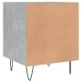 Mesitas noche 2 uds madera ingeniería gris hormigón 40x40x50 cm de vidaXL, Mesitas de noche - Ref: Foro24-827557, Precio: 45,...
