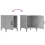 Nachttische 2 Stück betongraues Holzwerkstoff 40x40x50 cm von vidaXL, Nachttische - Ref: Foro24-827573, Preis: 52,90 €, Rabat...