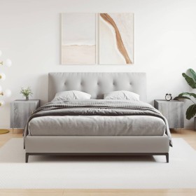 Nachttische 2 Einheiten Sonomagraues Holzwerkstoff 40x40x50 cm von vidaXL, Nachttische - Ref: Foro24-827545, Preis: 66,20 €, ...