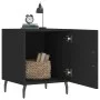 Nachttische 2 Stück Holzwerkstoff schwarz 40x40x50 cm von vidaXL, Nachttische - Ref: Foro24-827599, Preis: 55,22 €, Rabatt: %