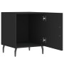 Nachttische 2 Stück Holzwerkstoff schwarz 40x40x50 cm von vidaXL, Nachttische - Ref: Foro24-827599, Preis: 55,72 €, Rabatt: %