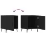 Nachttische 2 Stück Holzwerkstoff schwarz 40x40x50 cm von vidaXL, Nachttische - Ref: Foro24-827599, Preis: 55,22 €, Rabatt: %