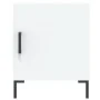 Mesita de noche madera de ingeniería blanco 40x40x50 cm de vidaXL, Mesitas de noche - Ref: Foro24-827564, Precio: 41,99 €, De...