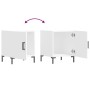 Weißer Nachttisch aus Holzwerkstoff, 40 x 40 x 50 cm von vidaXL, Nachttische - Ref: Foro24-827564, Preis: 42,52 €, Rabatt: %