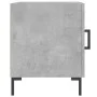 Mesita de noche madera de ingeniería gris hormigón 40x40x50 cm de vidaXL, Mesitas de noche - Ref: Foro24-827572, Precio: 33,3...