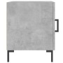 Mesita de noche madera de ingeniería gris hormigón 40x40x50 cm de vidaXL, Mesitas de noche - Ref: Foro24-827572, Precio: 33,6...