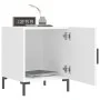 Mesita de noche madera de ingeniería blanco 40x40x50 cm de vidaXL, Mesitas de noche - Ref: Foro24-827564, Precio: 41,99 €, De...