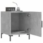 Mesita de noche madera de ingeniería gris hormigón 40x40x50 cm de vidaXL, Mesitas de noche - Ref: Foro24-827572, Precio: 33,3...