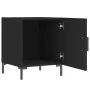 Mesitas de noche 2 uds madera de ingeniería negro 40x40x50 cm de vidaXL, Mesitas de noche - Ref: Foro24-827567, Precio: 53,65...