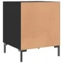 Mesitas de noche 2 uds madera de ingeniería negro 40x40x50 cm de vidaXL, Mesitas de noche - Ref: Foro24-827567, Precio: 53,65...