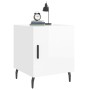 Glänzend weißer Nachttisch aus Holzwerkstoff, 40 x 40 x 50 cm von vidaXL, Nachttische - Ref: Foro24-827600, Preis: 32,80 €, R...