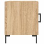 Nightstands 2 pcs engineered wood Sonoma oak 40x40x50 cm by vidaXL, Nightstands - Ref: Foro24-827571, Price: 52,37 €, Discoun...