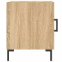 Nightstands 2 pcs engineered wood Sonoma oak 40x40x50 cm by vidaXL, Nightstands - Ref: Foro24-827571, Price: 51,90 €, Discoun...