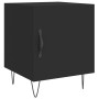Black engineered wood nightstand 40x40x50 cm by vidaXL, Nightstands - Ref: Foro24-827550, Price: 38,32 €, Discount: %