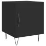 Mesita de noche madera de ingeniería negro 40x40x50 cm de vidaXL, Mesitas de noche - Ref: Foro24-827550, Precio: 37,80 €, Des...