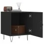 Schwarzer Nachttisch aus Holzwerkstoff, 40 x 40 x 50 cm von vidaXL, Nachttische - Ref: Foro24-827550, Preis: 37,85 €, Rabatt: %