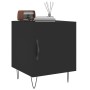 Schwarzer Nachttisch aus Holzwerkstoff, 40 x 40 x 50 cm von vidaXL, Nachttische - Ref: Foro24-827550, Preis: 38,26 €, Rabatt: %