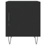 Schwarzer Nachttisch aus Holzwerkstoff, 40 x 40 x 50 cm von vidaXL, Nachttische - Ref: Foro24-827550, Preis: 38,26 €, Rabatt: %