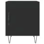 Schwarzer Nachttisch aus Holzwerkstoff, 40 x 40 x 50 cm von vidaXL, Nachttische - Ref: Foro24-827550, Preis: 37,85 €, Rabatt: %