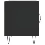 Schwarzer Nachttisch aus Holzwerkstoff, 40 x 40 x 50 cm von vidaXL, Nachttische - Ref: Foro24-827550, Preis: 37,85 €, Rabatt: %