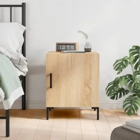 Sonoma oak engineered wood bedside table 40x40x50 cm by vidaXL, Nightstands - Ref: Foro24-827570, Price: 40,70 €, Discount: %