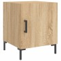 Sonoma oak engineered wood bedside table 40x40x50 cm by vidaXL, Nightstands - Ref: Foro24-827570, Price: 41,20 €, Discount: %