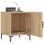 Mesita de noche madera de ingeniería roble Sonoma 40x40x50 cm de vidaXL, Mesitas de noche - Ref: Foro24-827570, Precio: 40,69...