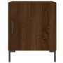 Mesitas noche 2 uds madera ingeniería marrón roble 40x40x50 cm de vidaXL, Mesitas de noche - Ref: Foro24-827579, Precio: 53,2...