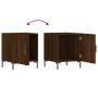 Nachttische, 2 Stück, Eichenbraun, Holzwerkstoff, 40 x 40 x 50 cm von vidaXL, Nachttische - Ref: Foro24-827579, Preis: 53,72 ...