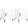 Nightstands 2 pcs glossy white engineered wood 40x40x50 cm by vidaXL, Nightstands - Ref: Foro24-827569, Price: 77,56 €, Disco...