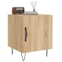 Mesitas noche 2 uds madera ingeniería roble Sonoma 40x40x50 cm de vidaXL, Mesitas de noche - Ref: Foro24-827555, Precio: 45,90 €