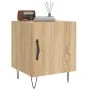 Mesitas noche 2 uds madera ingeniería roble Sonoma 40x40x50 cm de vidaXL, Mesitas de noche - Ref: Foro24-827555, Precio: 45,5...
