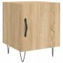 Mesitas noche 2 uds madera ingeniería roble Sonoma 40x40x50 cm de vidaXL, Mesitas de noche - Ref: Foro24-827555, Precio: 45,5...