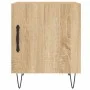 Mesitas noche 2 uds madera ingeniería roble Sonoma 40x40x50 cm de vidaXL, Mesitas de noche - Ref: Foro24-827555, Precio: 45,5...