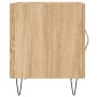 Mesitas noche 2 uds madera ingeniería roble Sonoma 40x40x50 cm de vidaXL, Mesitas de noche - Ref: Foro24-827555, Precio: 45,90 €
