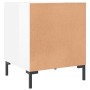 Nachttische 2 Stück glänzend weißes Holzwerkstoff 40x40x50 cm von vidaXL, Nachttische - Ref: Foro24-827569, Preis: 77,56 €, R...