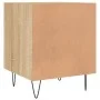 Mesitas noche 2 uds madera ingeniería roble Sonoma 40x40x50 cm de vidaXL, Mesitas de noche - Ref: Foro24-827555, Precio: 45,5...
