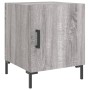 Bedside tables 2 units engineered wood gray Sonoma 40x40x50 cm by vidaXL, Nightstands - Ref: Foro24-827577, Price: 72,82 €, D...