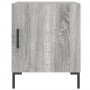 Bedside tables 2 units engineered wood gray Sonoma 40x40x50 cm by vidaXL, Nightstands - Ref: Foro24-827577, Price: 72,82 €, D...
