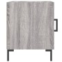 Bedside tables 2 units engineered wood gray Sonoma 40x40x50 cm by vidaXL, Nightstands - Ref: Foro24-827577, Price: 72,82 €, D...