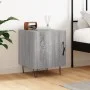 Mesita de noche madera de ingeniería gris Sonoma 40x40x50 cm de vidaXL, Mesitas de noche - Ref: Foro24-827560, Precio: 37,85 ...