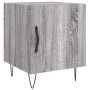 Mesita de noche madera de ingeniería gris Sonoma 40x40x50 cm de vidaXL, Mesitas de noche - Ref: Foro24-827560, Precio: 38,26 €