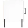 Mesita de noche madera de ingeniería blanco brillo 40x40x50 cm de vidaXL, Mesitas de noche - Ref: Foro24-827584, Precio: 32,8...