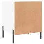 Glänzend weißer Nachttisch aus Holzwerkstoff, 40 x 40 x 50 cm von vidaXL, Nachttische - Ref: Foro24-827584, Preis: 32,80 €, R...