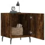 Mesitas noche 2 uds madera ingeniería roble ahumado 40x40x50 cm de vidaXL, Mesitas de noche - Ref: Foro24-827607, Precio: 53,...