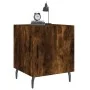 Mesitas noche 2 uds madera ingeniería roble ahumado 40x40x50 cm de vidaXL, Mesitas de noche - Ref: Foro24-827607, Precio: 53,...